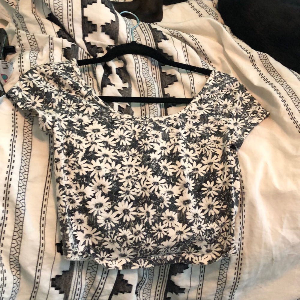 Flower Crop top